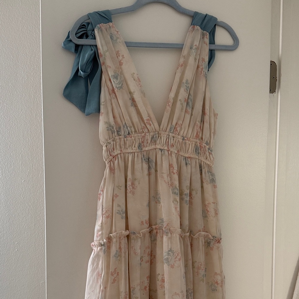 Floral V-Neck Dress